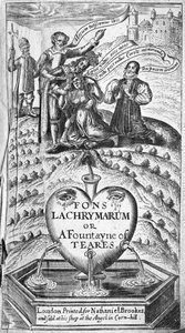 Fons Lacyrymarumのタイトルページ、1649 作： English School